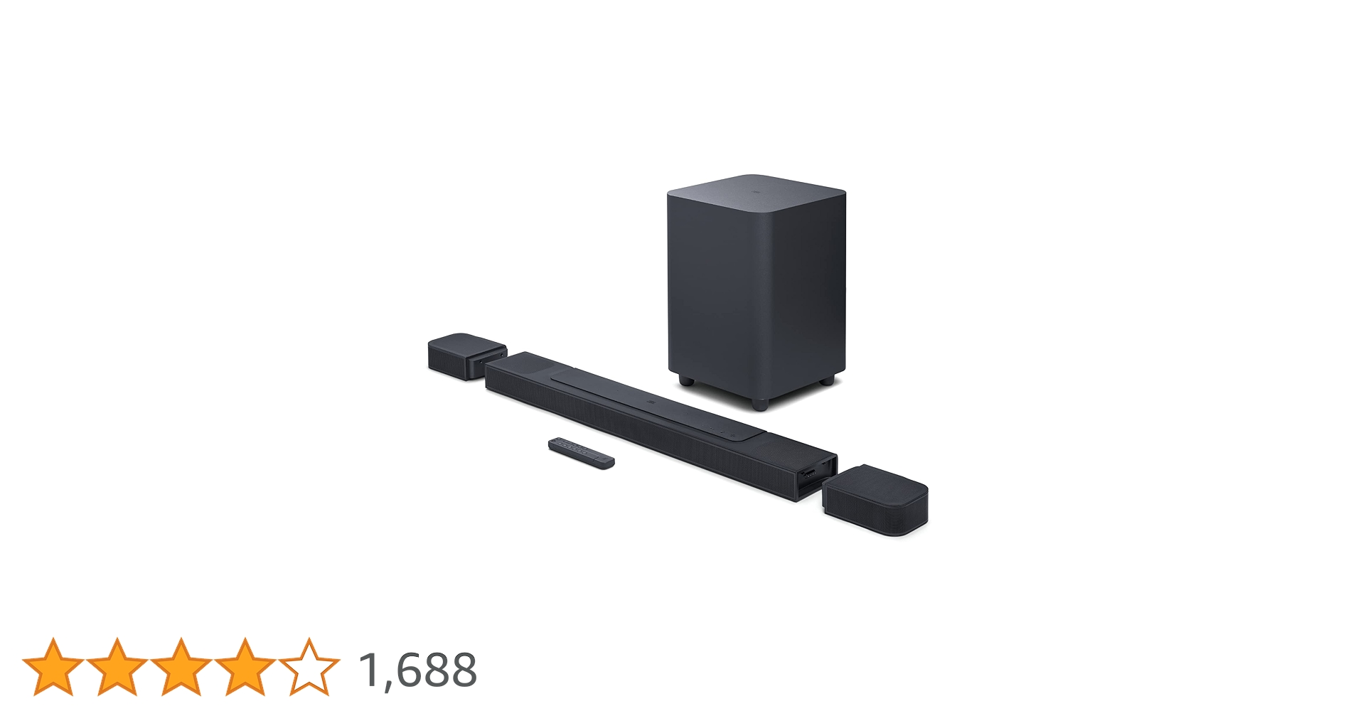 【しったご】JBL BAR 1000 7.1.4ch JBL Bar 1000 Pro, 11.1 (7.1.4) Channel Truly Wireless Soundbar